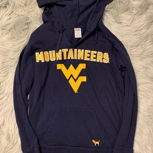PINK WVU Mountaineers hoodie